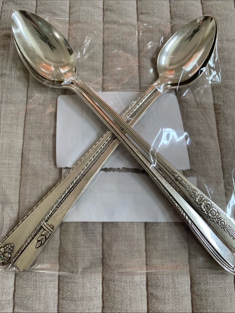Anthropologie Hester & Cook Vintage Long Handle Spoons Set of 4